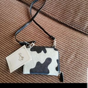 Scully Hair on hide purse brand new